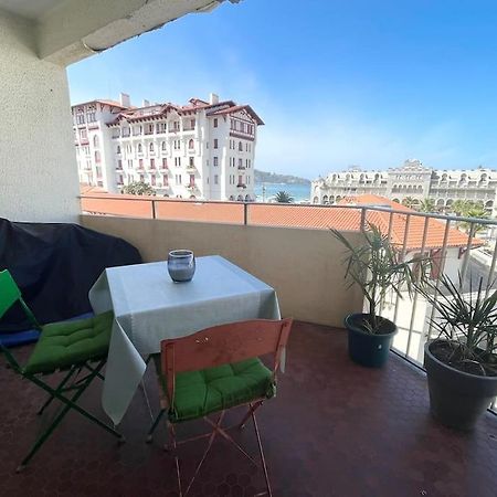 Hendaye Plage Charmant Studio 2Pers Avec Grande Terrasse Vue Mer Kültér fotó