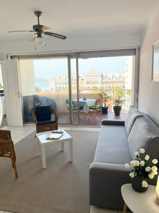 Hendaye Plage Charmant Studio 2Pers Avec Grande Terrasse Vue Mer Kültér fotó