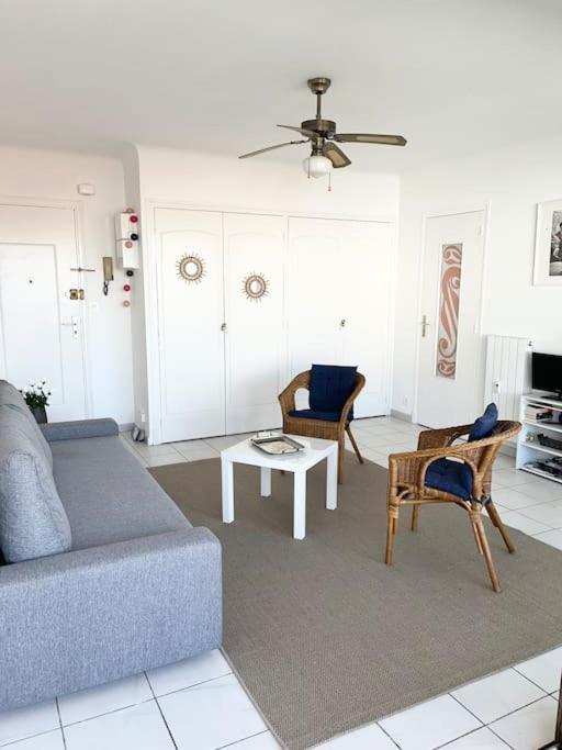 Hendaye Plage Charmant Studio 2Pers Avec Grande Terrasse Vue Mer Kültér fotó